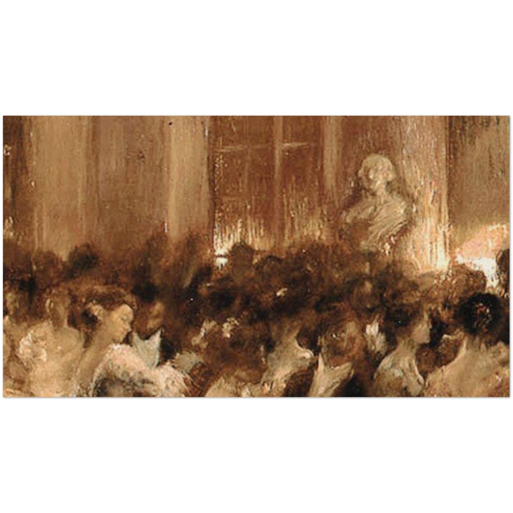 1800s Victorian Era Party Art- Unique & Elegant Design.