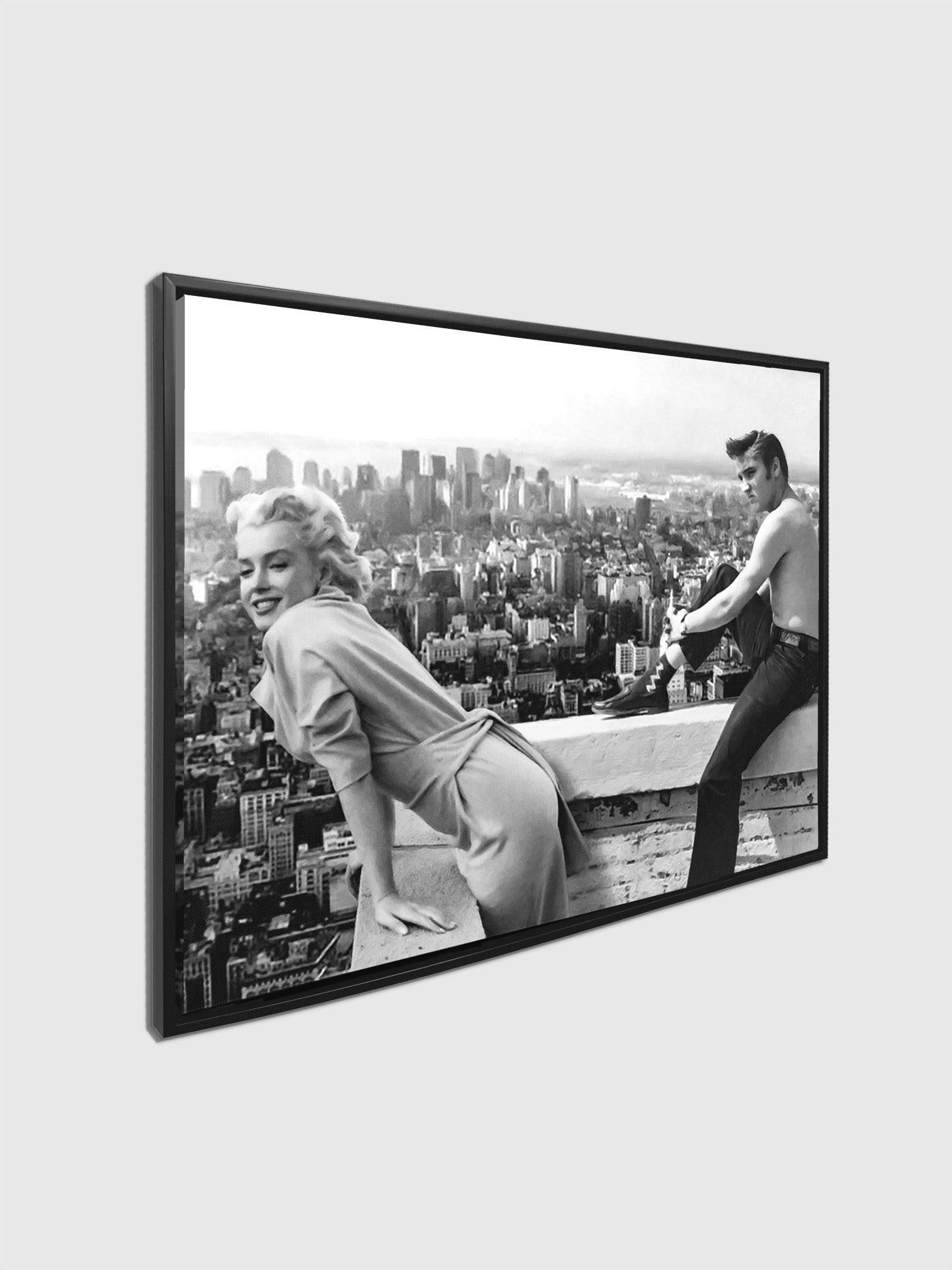 Canvas print Marilyn & Elvis - Fine Art Canvas- Wall Art Decor.