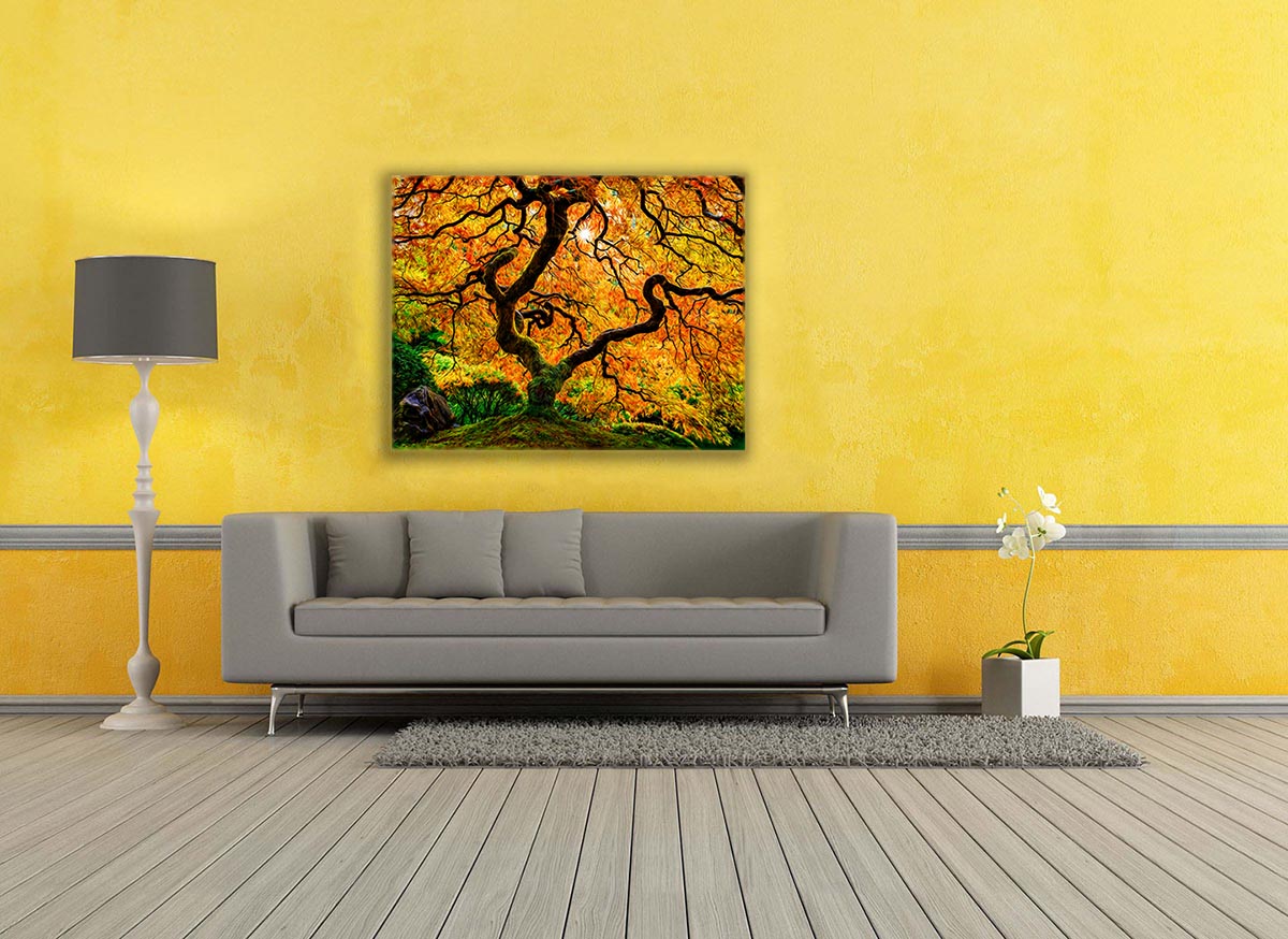 Canvas Print-Orange Tree-Nature Artwork.