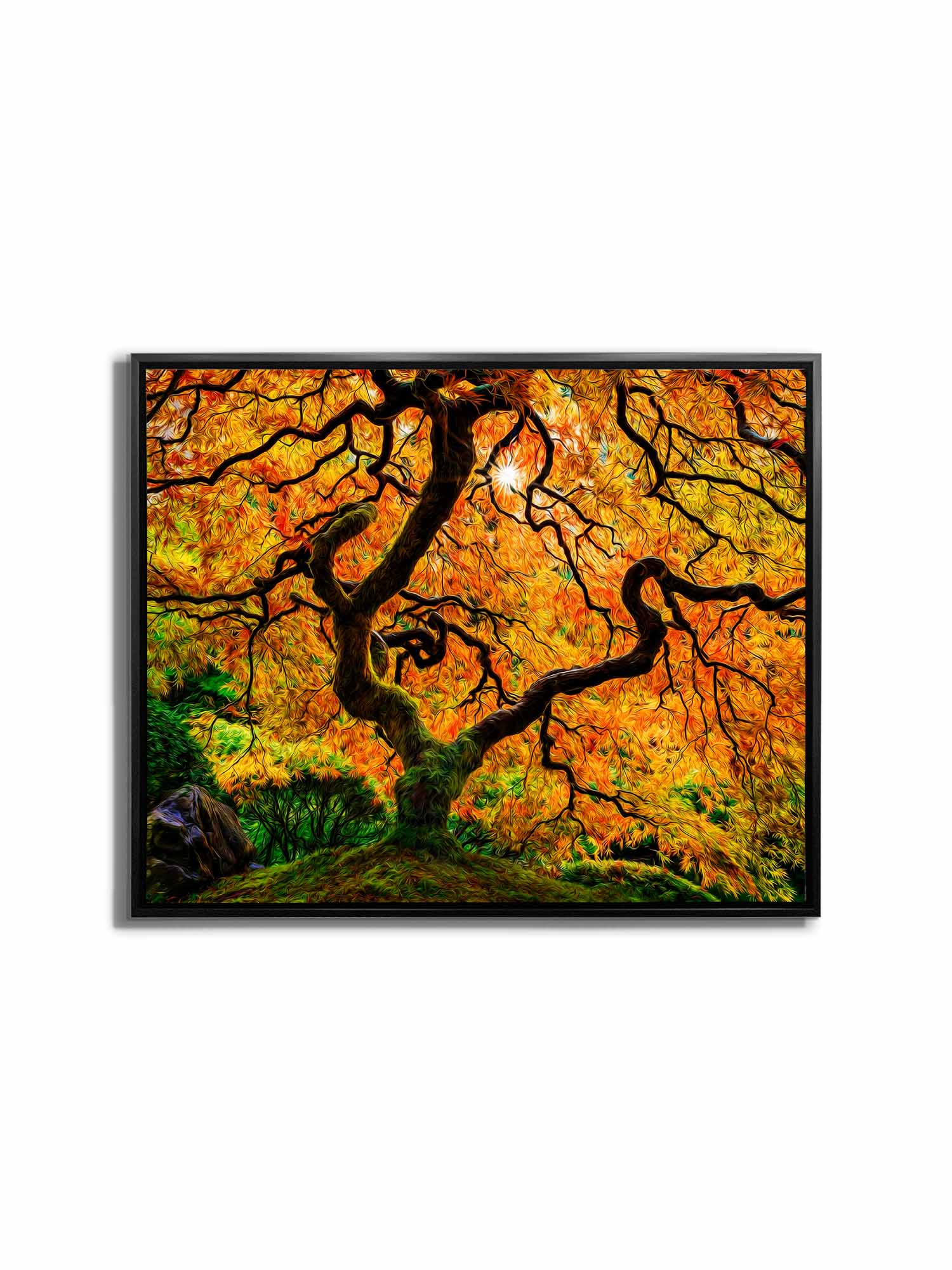 Canvas Print-Orange Tree-Nature Artwork.