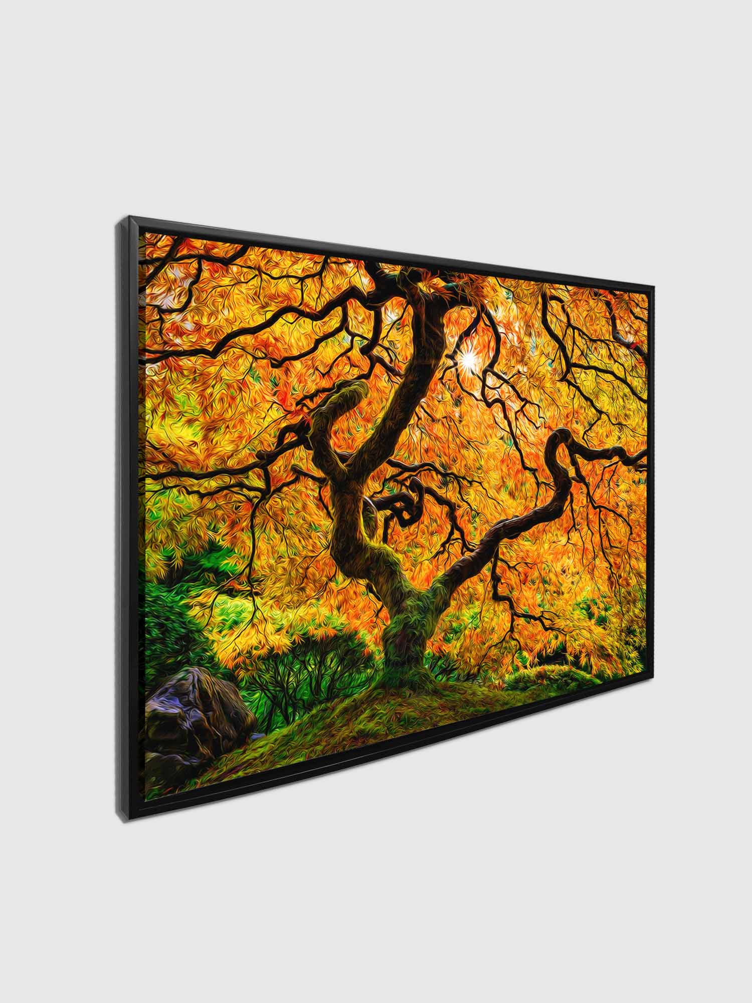 Canvas Print-Orange Tree-Nature Artwork.