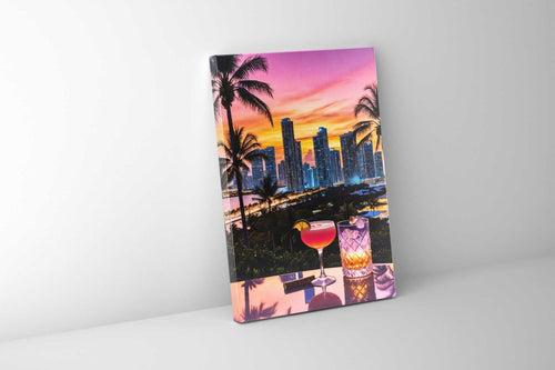 " Miami Vibe" Fine Art Canvas.