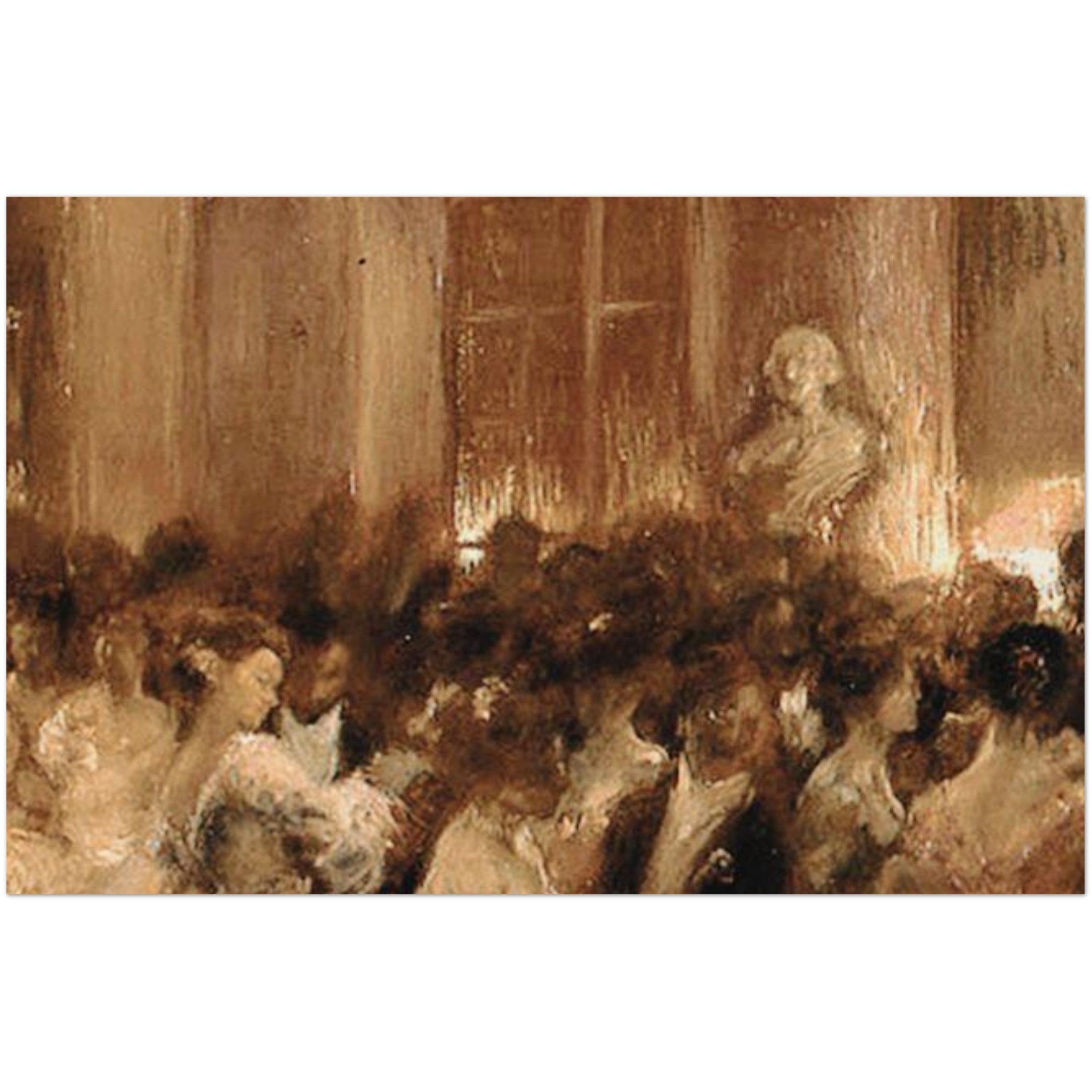 1800s Victorian Era Party Art- Unique & Elegant Design.