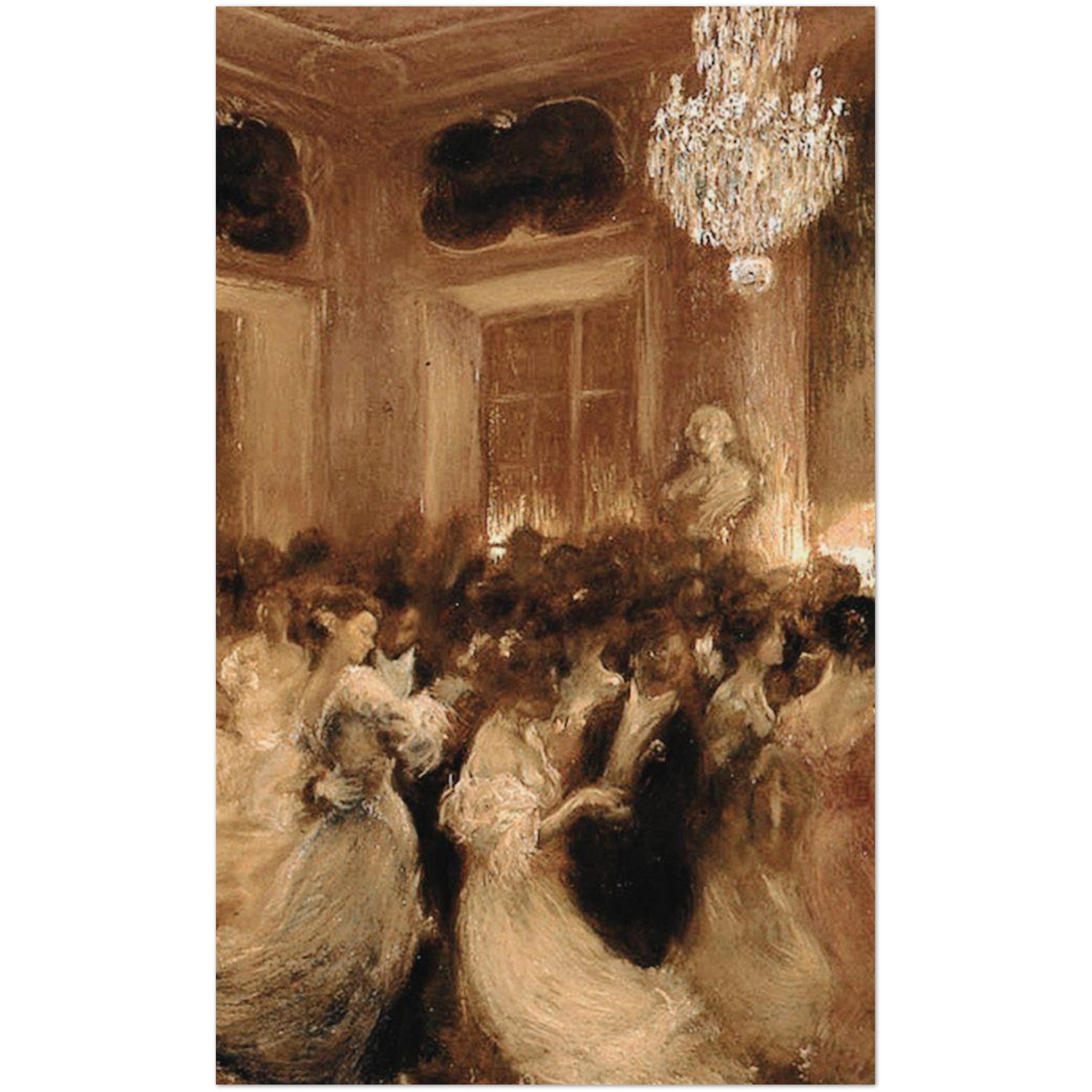 1800s Victorian Era Party Art- Unique & Elegant Design.