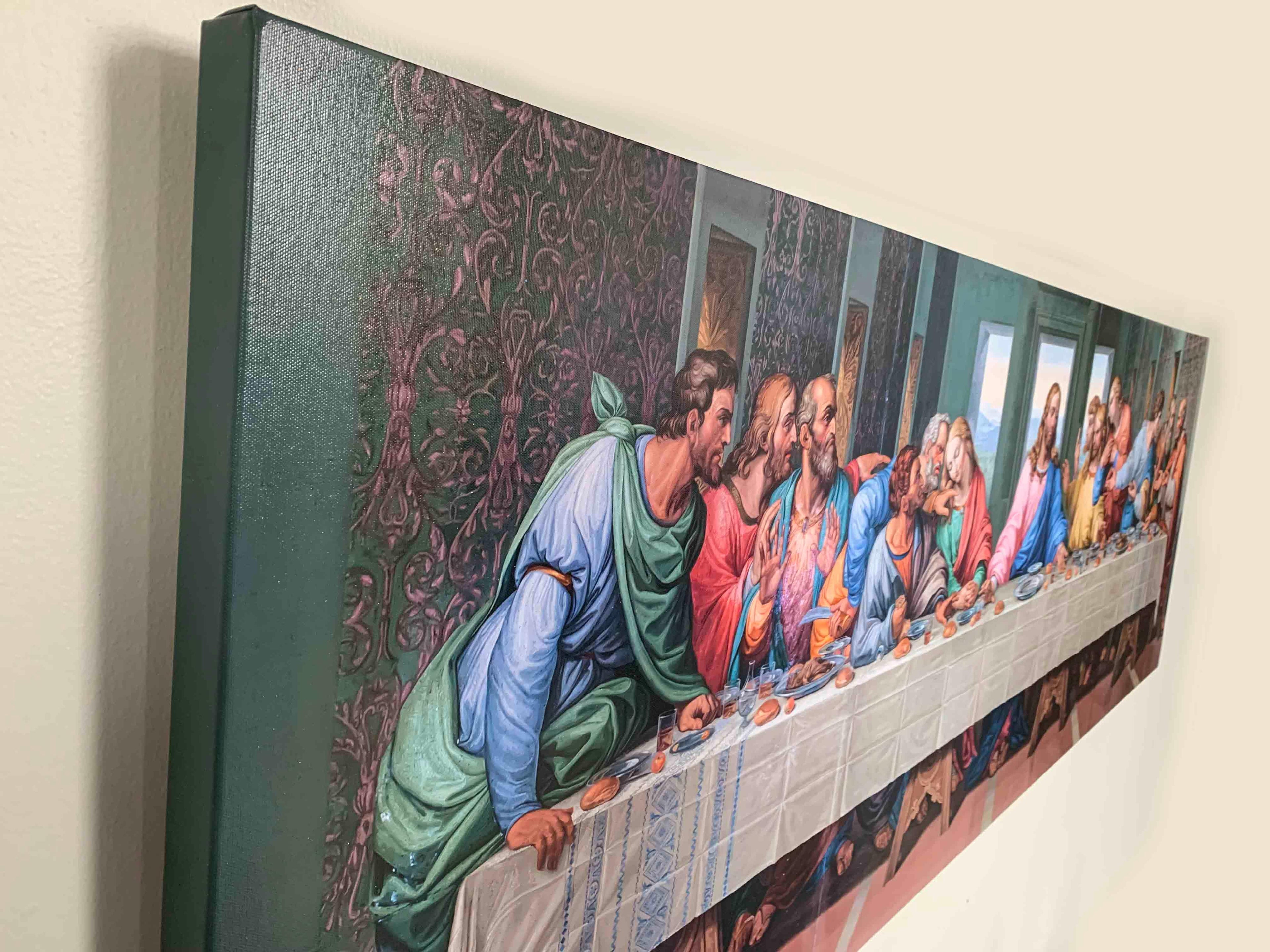 Last Supper Canvas- Wall Art-.