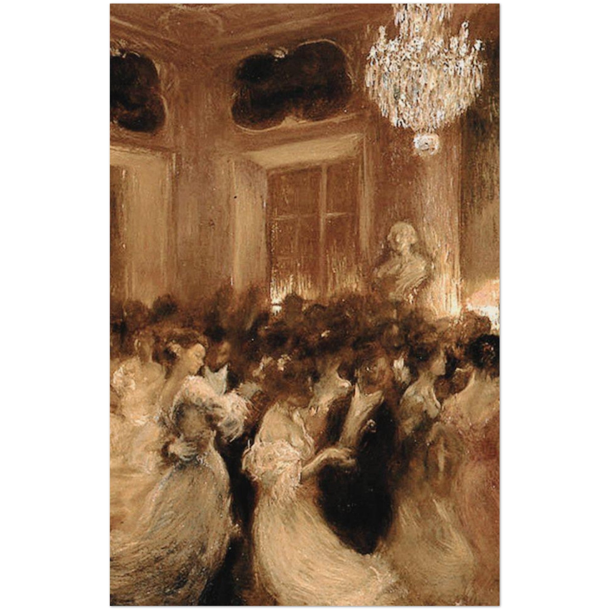 1800s Victorian Era Party Art- Unique & Elegant Design.