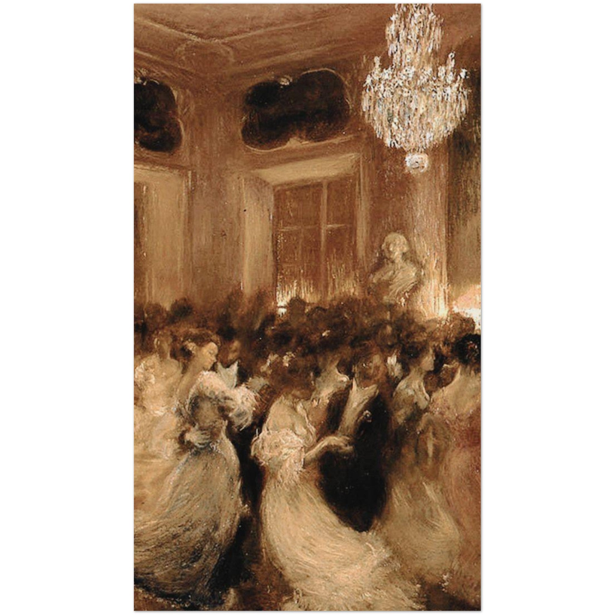 1800s Victorian Era Party Art- Unique & Elegant Design.
