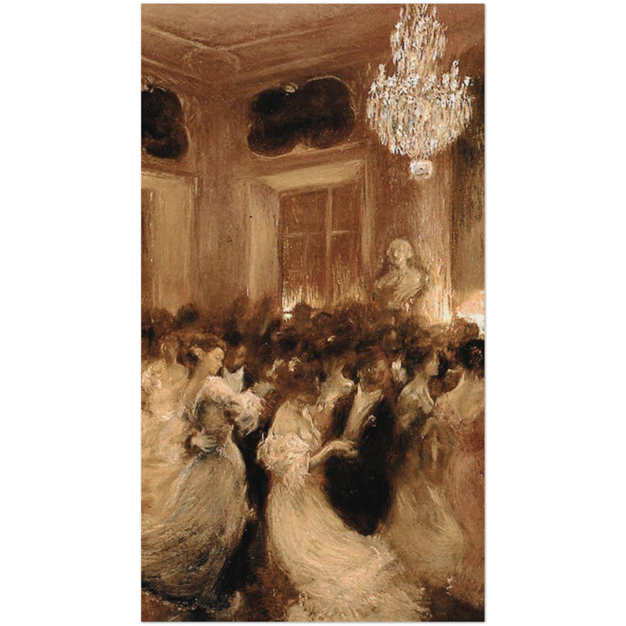 1800s Victorian Era Party Art- Unique & Elegant Design.